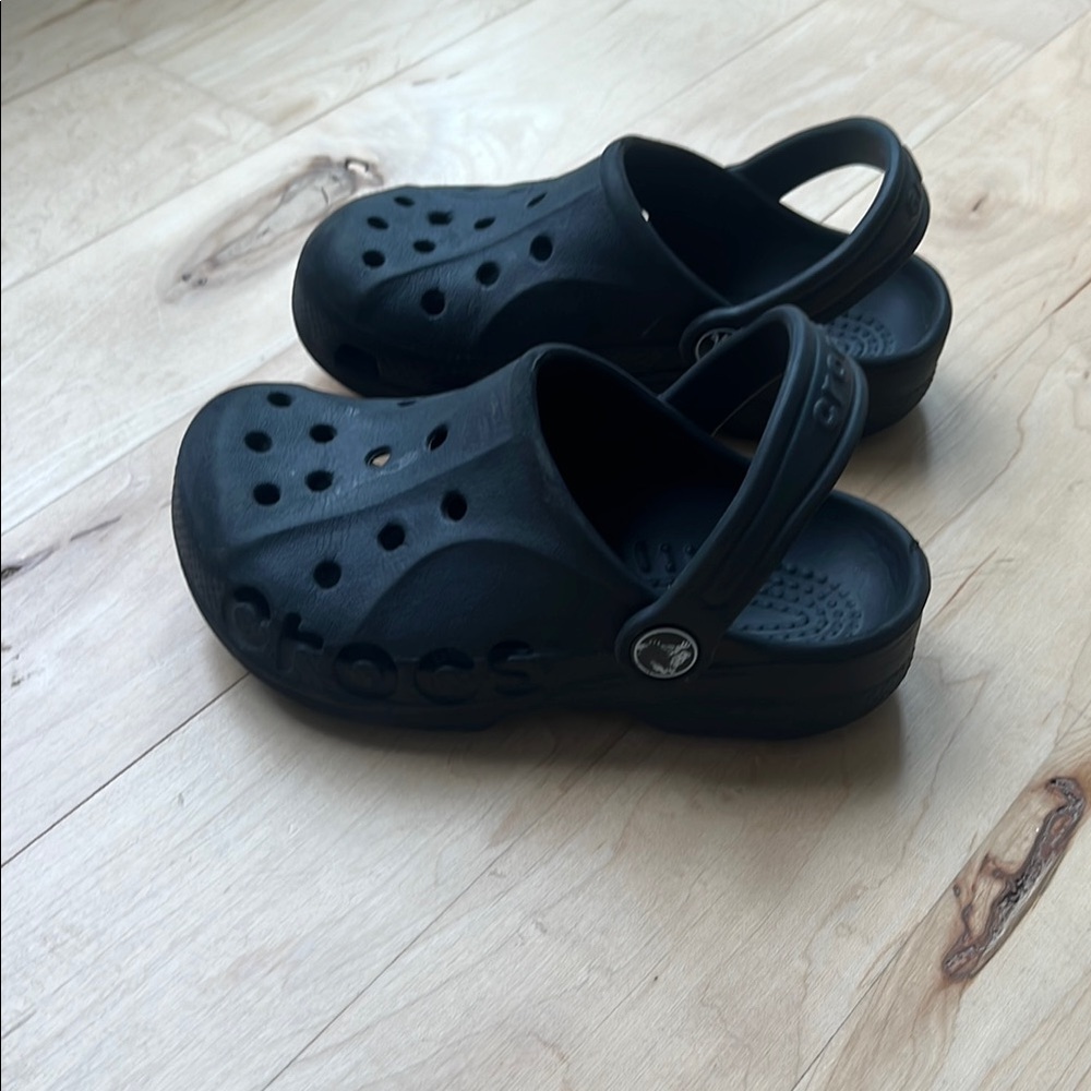 CROCS Black Water Shoes with Croslite Foam and Ventilation